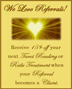 Receive a discount on a Tarot Reading